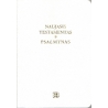 Naujasis Testamentas ir Psalmynas baltas (8 x 11,5 cm), kišeninis)