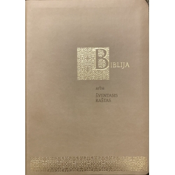 Biblija didelėmis raidėmis 18 x 24,5 cm, ekumeninė, lanksčiais viršeliais 2023 m.