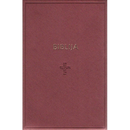 Biblija 12,5 x 18,5 cm, kanoninė, lanksčiais viršeliais